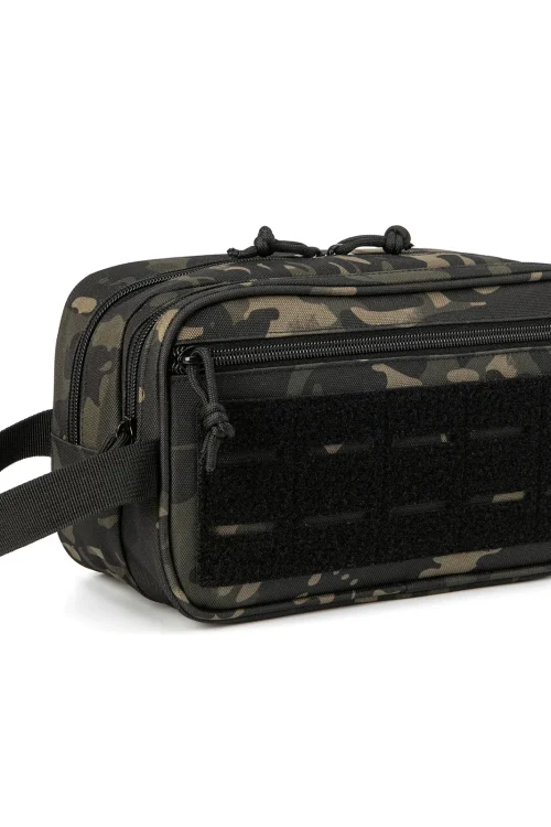 goods-shops Tactical Toiletry Bag For Men Hygiene Bag Military Tool Molle Pouches Small Dopp Kit Mens Shaving Kit Travel shower Bag