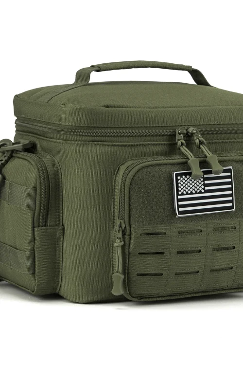 Tactical Lunch Box for Men Military Heavy Duty Lunch Bag Work Leakproof Insulated Durable Thermal Cooler Bag Meal Camping Picnic